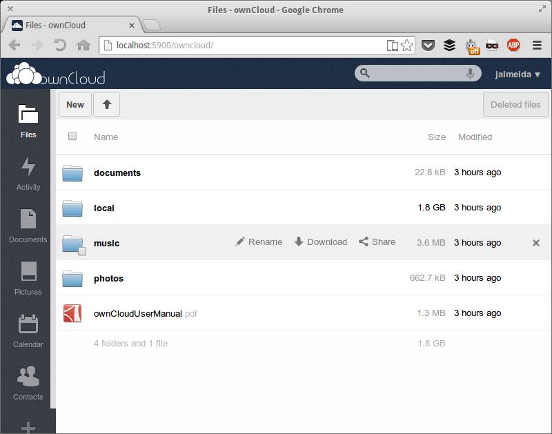 owncloud remote access